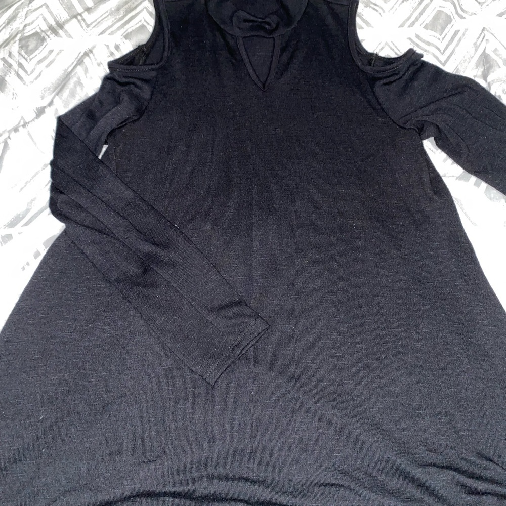 A. Byer Cold Shoulder Top